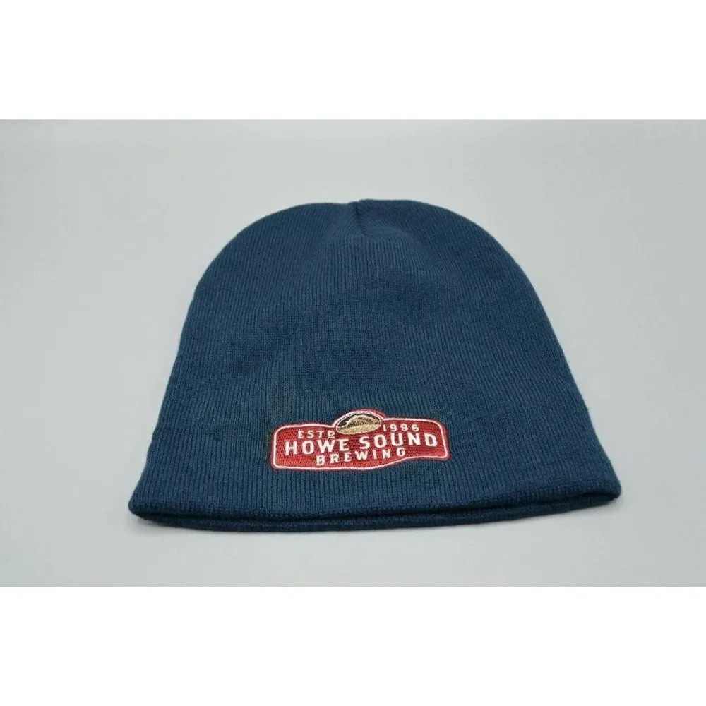 Howe  Sound Brewing Hat Toque Beanie Knitted Beer Swag NEW Squamish BC Blue